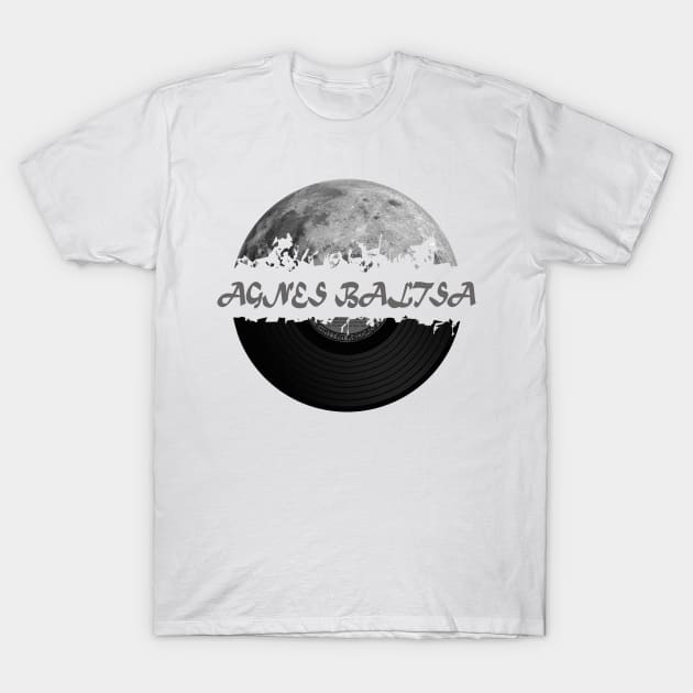 Agnes Baltsa moon vinyl T-Shirt by hany moon